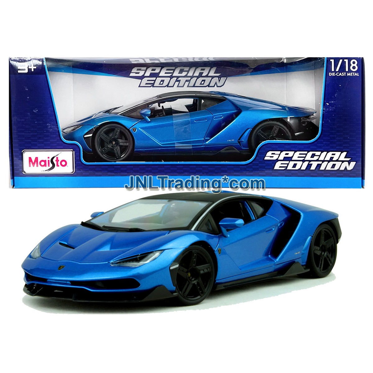 Maisto Special Edition 1:18 Scale Die Cast Car - Blue LAMBORGHINI