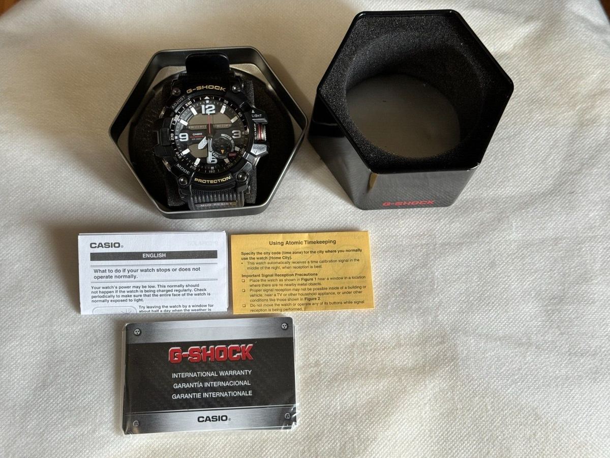 CASIO G-SHOCK MUDMASTER 5476 GG-1000 WR20Bar Stainless steel JAPAN