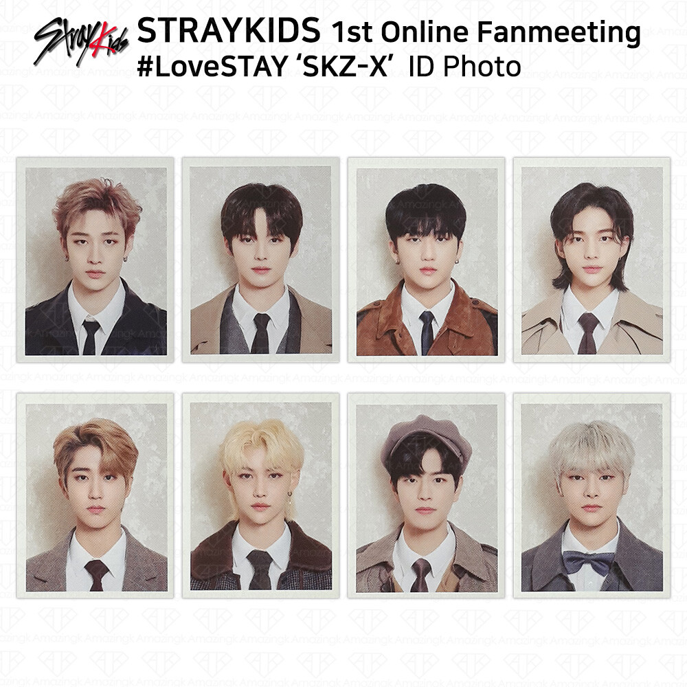 Stray Kids 1st Online Fanmeeting #LoveStay SKZ-X ID Picture Photo