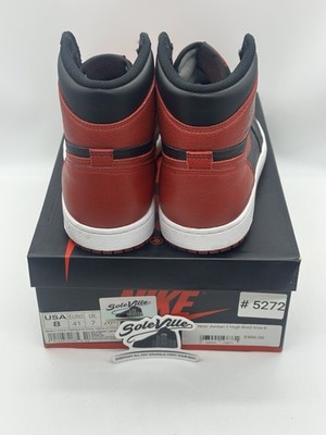 Vvvnds Nike Air Jordan 1 Retro High OG 'Banned' 2016 - 555088-001