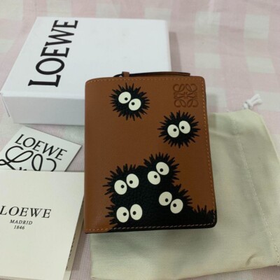 Loewe x Studio Ghibli Spirited Away Susuwatari Folded Wallet Used
