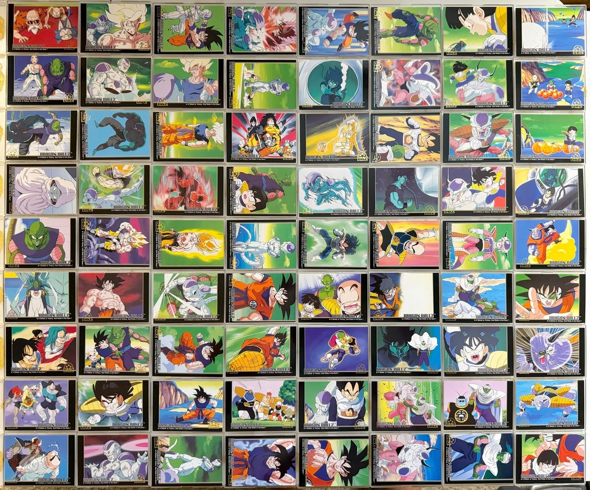 Dragon Ball Z Series 3 Complete Base Trading Card Set 72 Cards