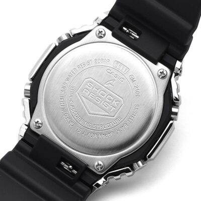 CASIO G-SHOCK GM-2100-1AJF Metal Case Analog Digital Watch Silver