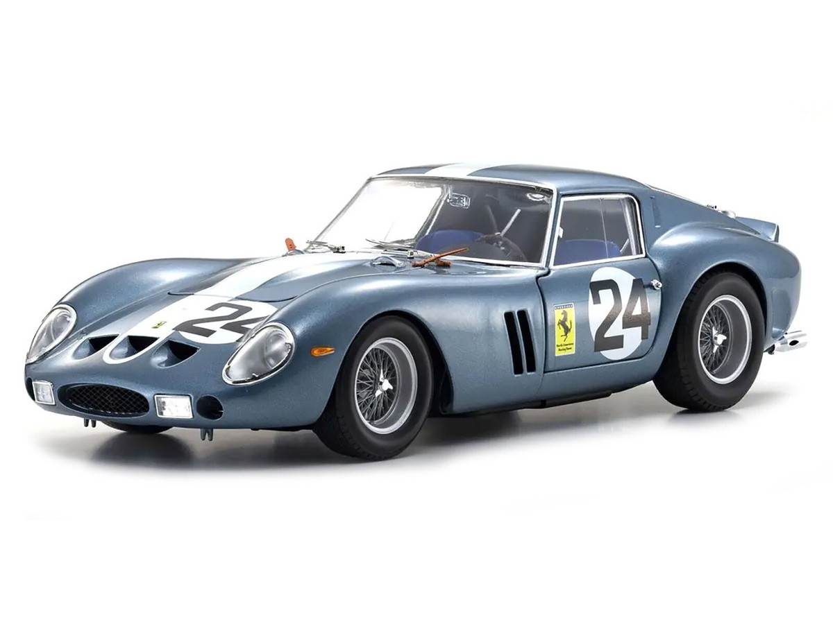 FERRARI 250 GTO #24 2ND PLACE SEBRING 12H 1962 1/18 DIECAST BY