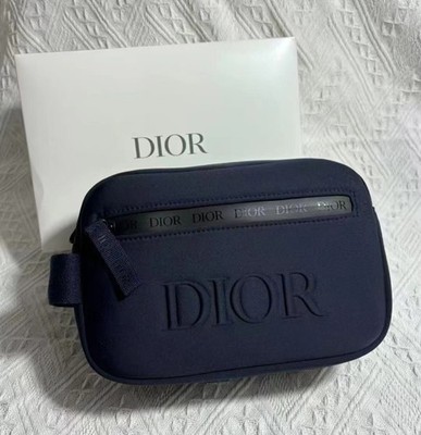Christian Dior Navy Blue Trousse Pouch/Cosmetic Bag – 8”x6” - Gift