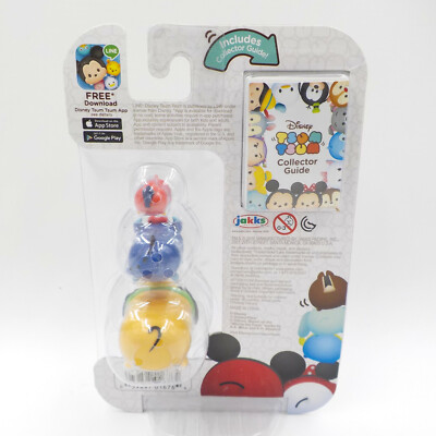 Disney Tsum Tsum PVC Figure Pack Series 3 w/ Lago 328, Fred 350