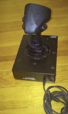 Hori Flight Stick EX2 Xbox 360 Video Game Simulator Untested HX3