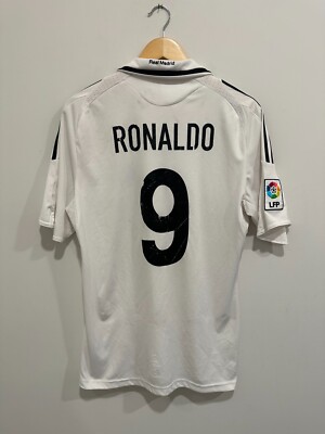 Cristiano Ronaldo #9 Real Madrid 2008/09 Home Soccer Jersey - M | eBay