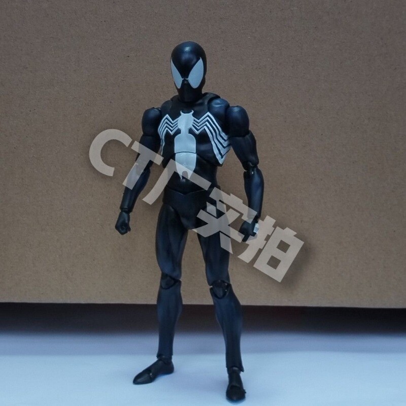 In Stock！new MAFEX No.147 Spider-Man Black COMIC Ver. Action