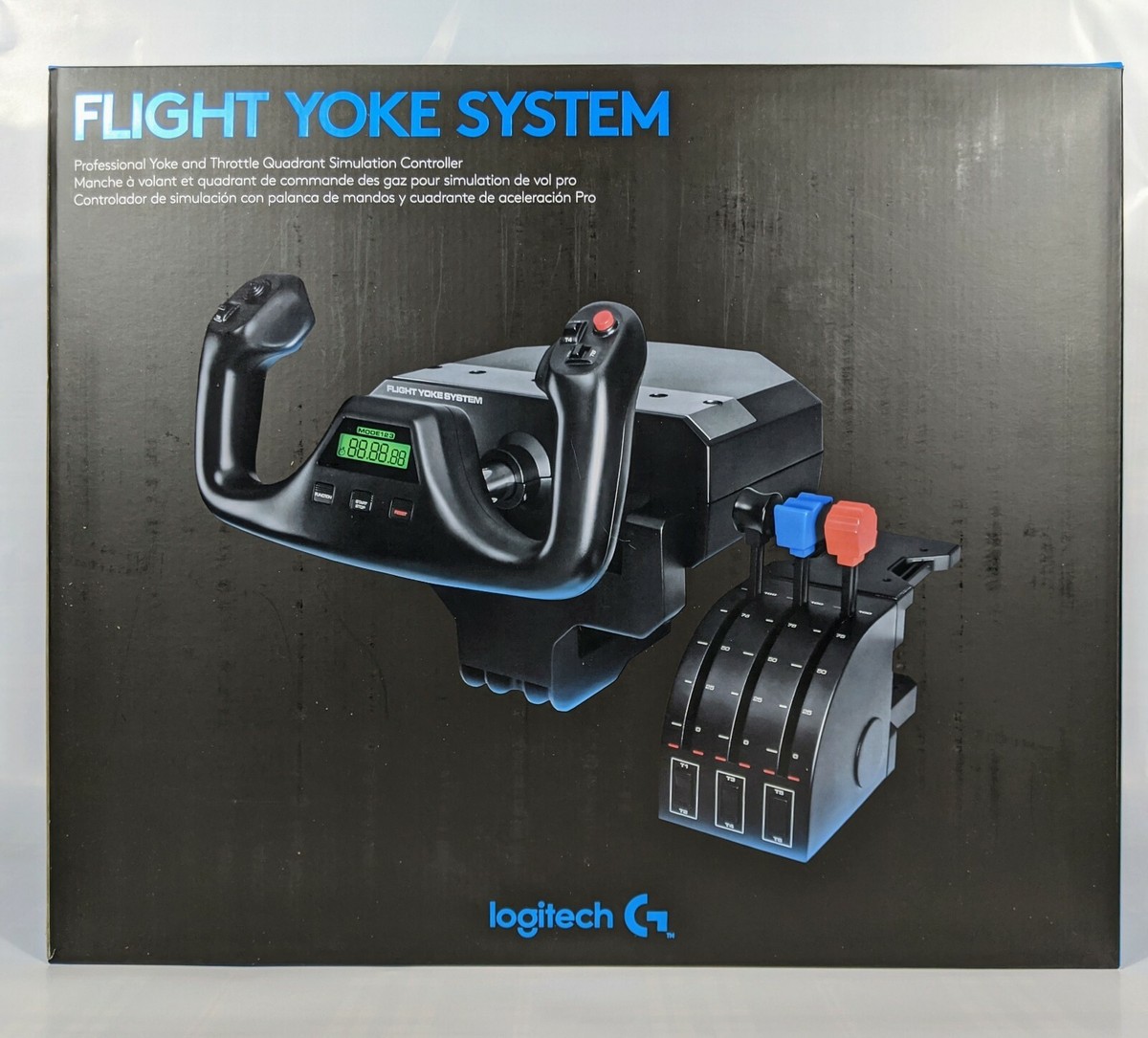 Logitech Saitek Pro Flight Yoke System - Black FREE SHIPPING