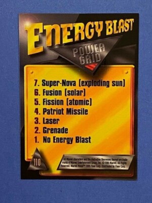 1995 Fleer Marvel Metal Silver Flasher #110 PHOENIX Combo Ship NM