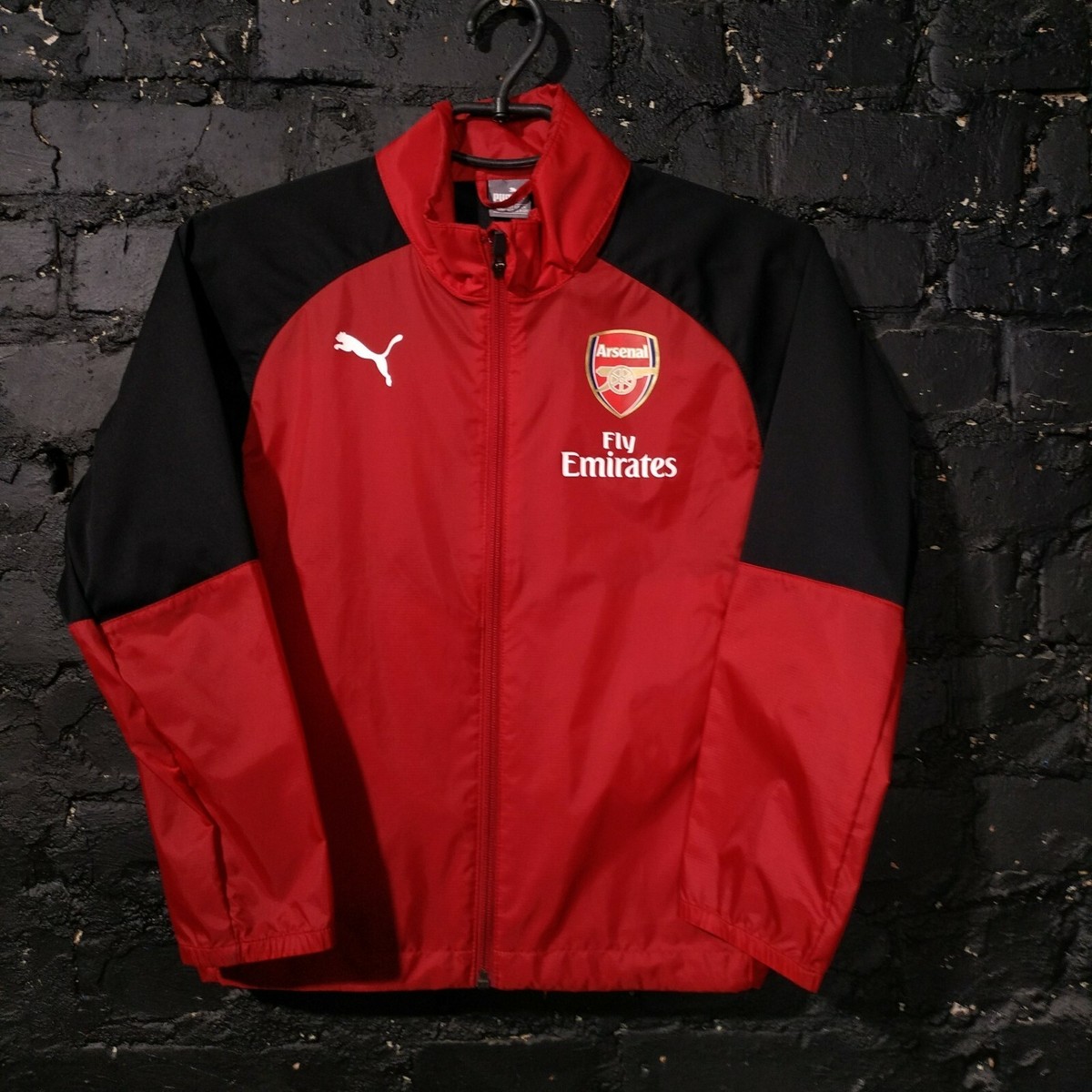 Arsenal 2017/18 Junior Rain Training Jacket Puma 751721 Red Size