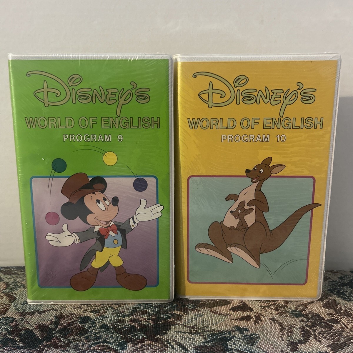 Disney World Of English Vhs Sealed Set Chinese To English 1-12