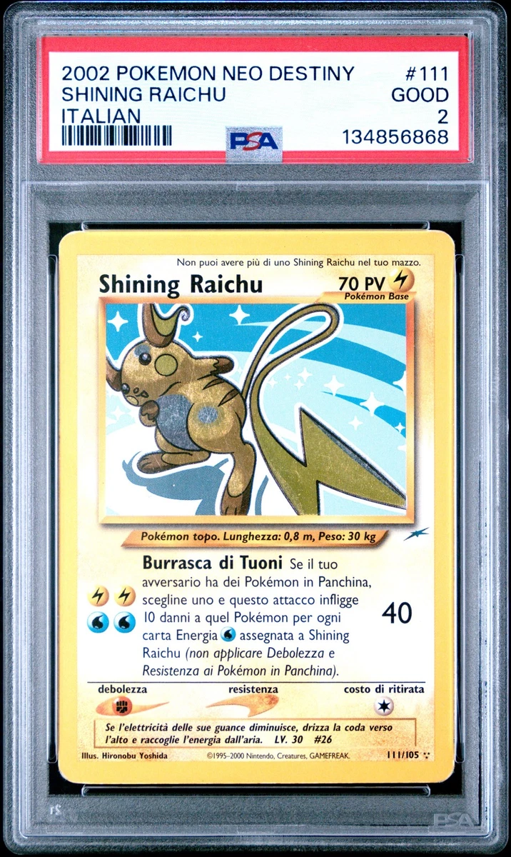 Shining Raichu for sale | eBay