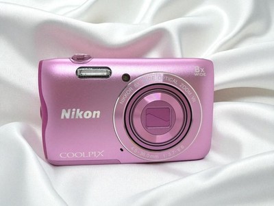 Mint] Nikon COOLPIX A300 Pink 20.0MP Digital Camera w/Battery