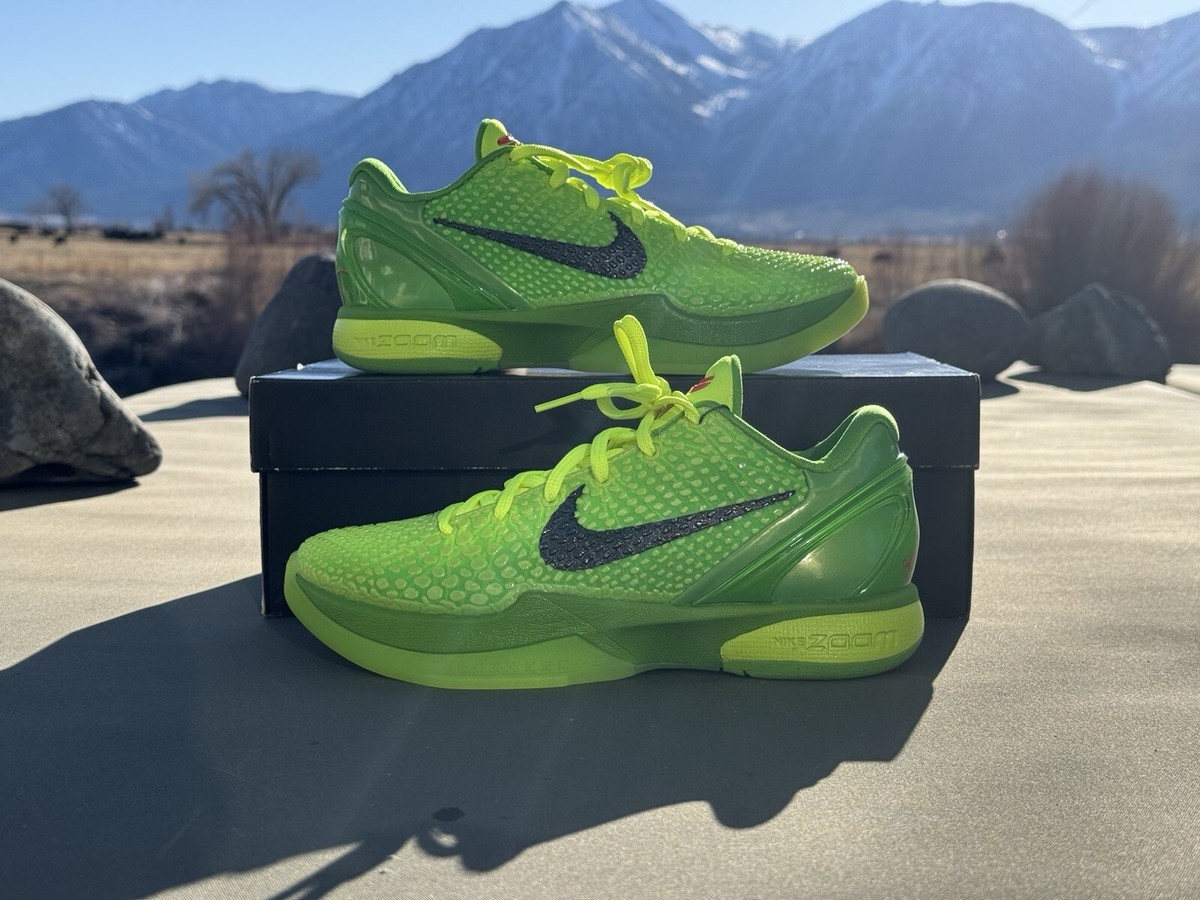 Nike Kobe VI 6 Protro Grinch MENS SIZE 5.5/ WMNS SIZE 7 BRAND NEW