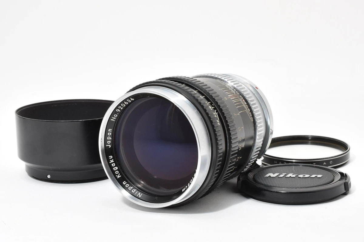 Nikon NIKKOR Camera Lenses 105mm Focal f/2.5 Maximum Aperture for