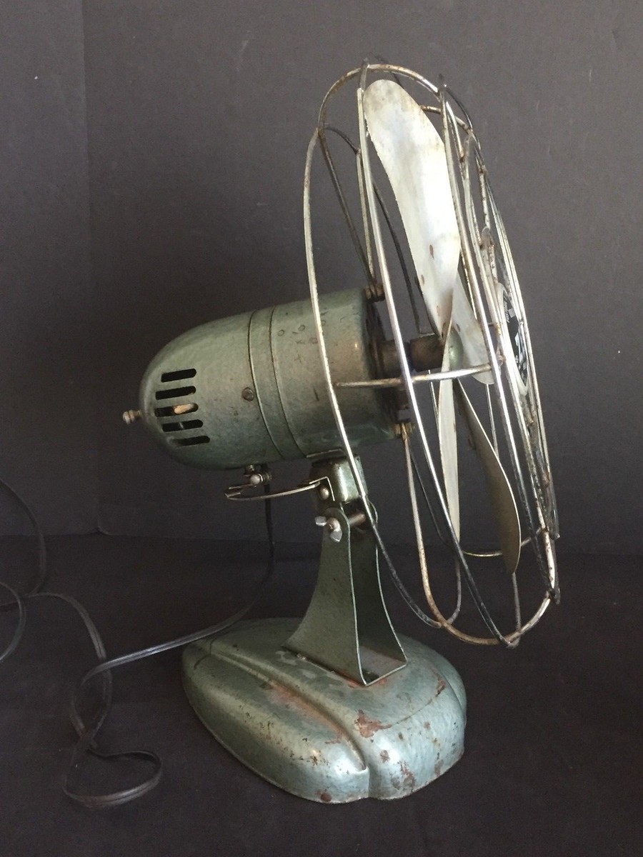 Antique Vintage Zero Model 1275R Electric Fan with Metal Blades | eBay