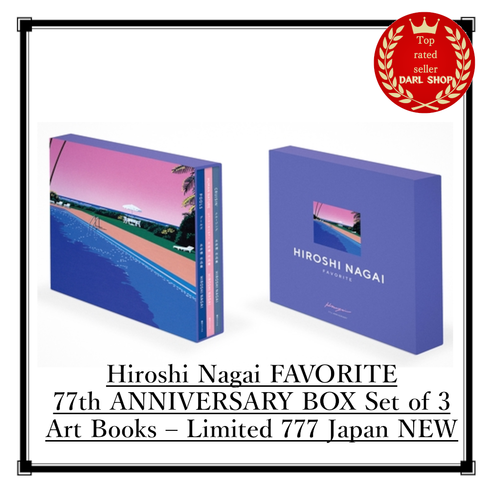 Hiroshi Nagai FAVORITE 77th ANNIVERSARY BOX Set of 3 Art Books