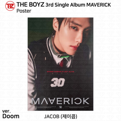 The Boyz 3rd Single Album Maverick Official Photocard Poster Jacob