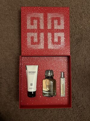 Givenchy L'interdit Eau De Parfum 3-Pcs Gift Set / New With Box | eBay
