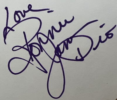Ronnie James Dio DIO ￼Signed Autographed￼ Vintage signature