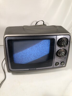 Vintage Toshiba Blackstripe TV 9