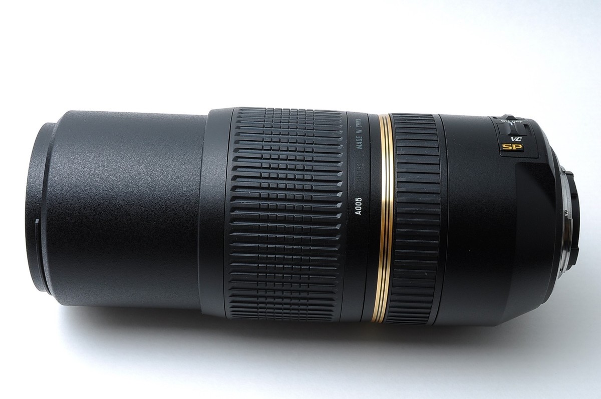 Mint +] TAMRON 70-300mm F/4-5.6 Di VC SP USD A005 for Nikon + Hood