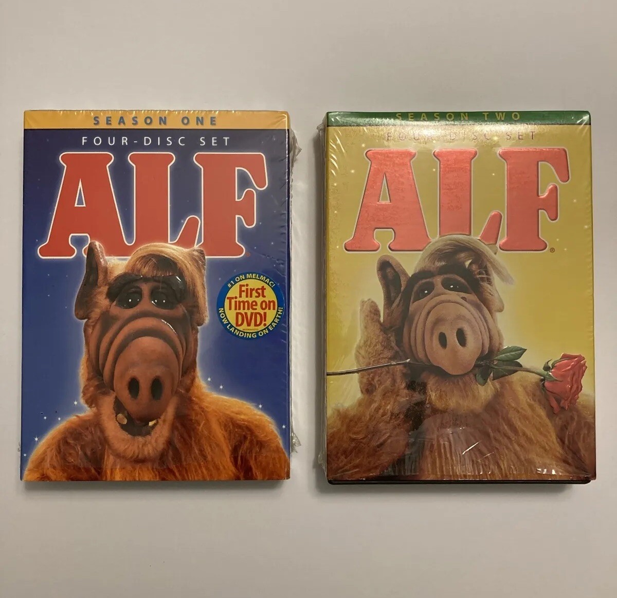 ALF TV Series Set Seasons 1 and 2 - 8 Disc Set DVD Very Good