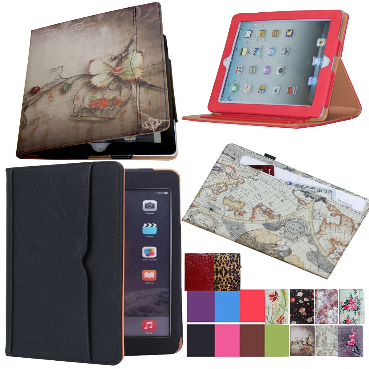 iPad 8th Generation 10.2 Soft Leather Smart Cover Case A2270 A2428