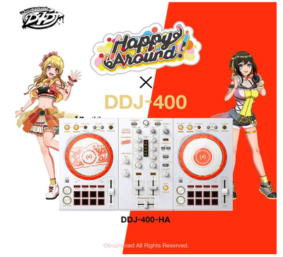 Pioneer DJ DDJ-400-HA D4DJ Collaboration Model 2-Channel DJ