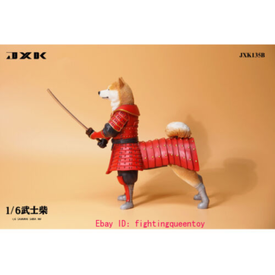 JXK JXK135B 1/6 Samurai Shiba Inu Animal Model GK Resin Statue