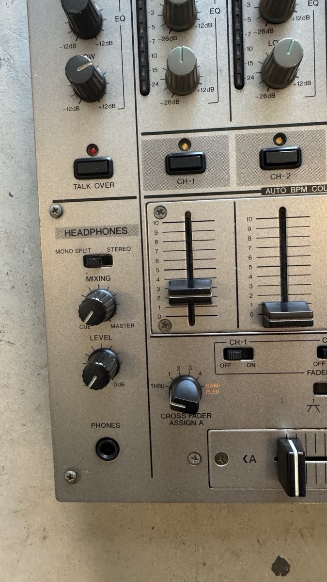 Pioneer DJM-600 4-Channel DJ Mixer Silver With Power Cable | eBay