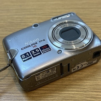 Nikon COOLPIX P4 VR 8.1mp Digital Camera 3.5x Opti Zoom Working