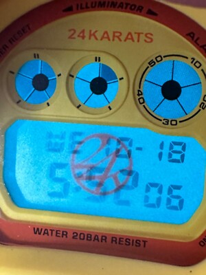 Casio G-shock Dw-6900Fs 24 karats 24K dw6900 Limited Edition rare