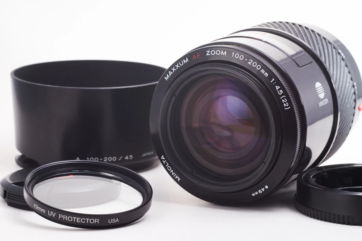Minolta Maxxum 100-200mm Focal Camera Lenses for sale | eBay