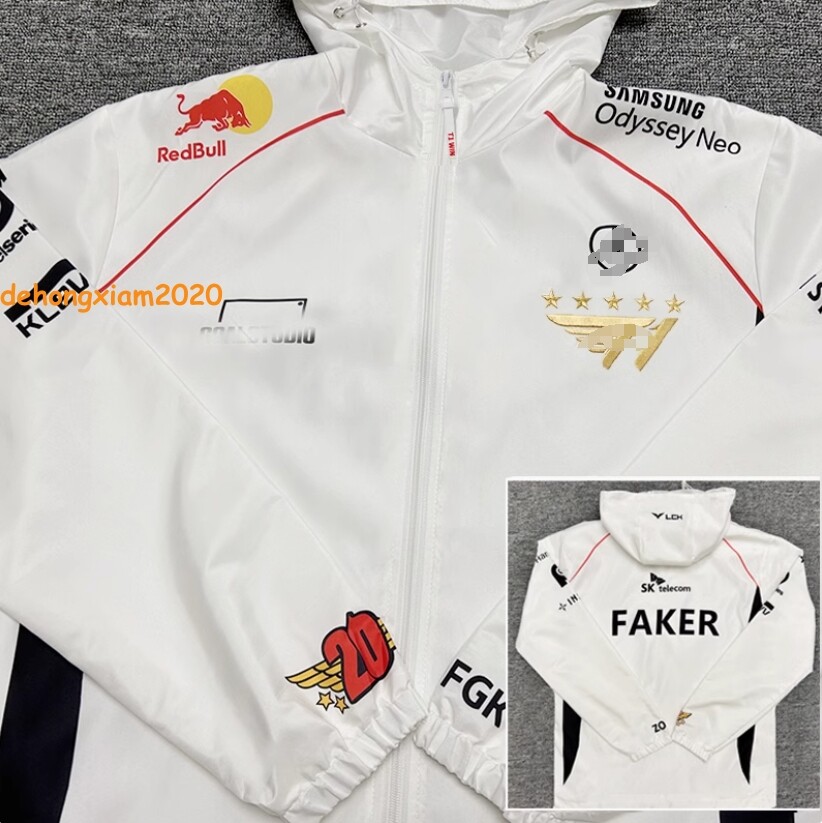 2024 New LCK T1 Team Uniform Jersey S14 Faker Jacket LOL World