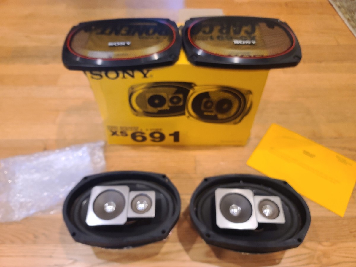 Vintage Sony XS-691 3 Way Speakers Japan RARE | eBay