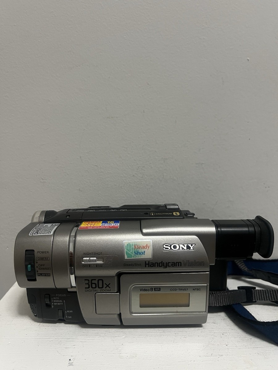 Sony Handycam CCD-TRV57 Vision Video 8 Nightshot Tested, Missing