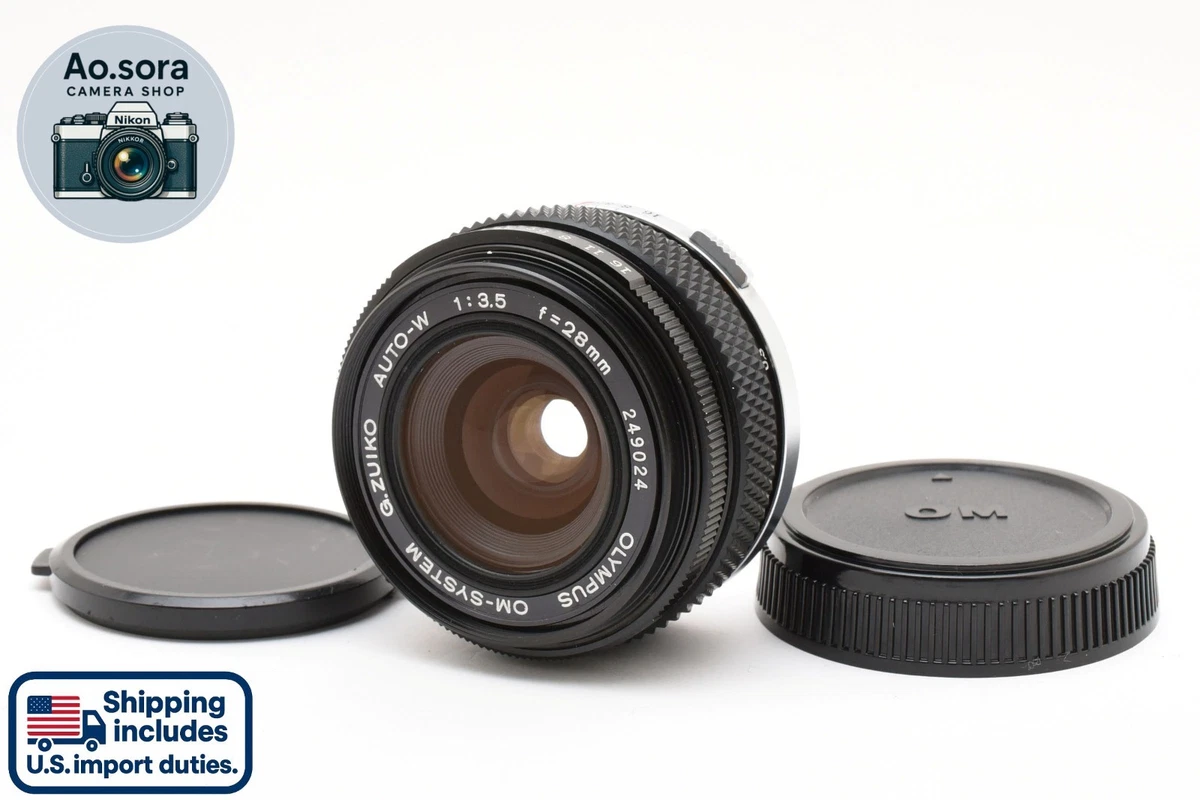 F/3.5 Camera Lenses Olympus Zuiko 28mm Focal for sale | eBay