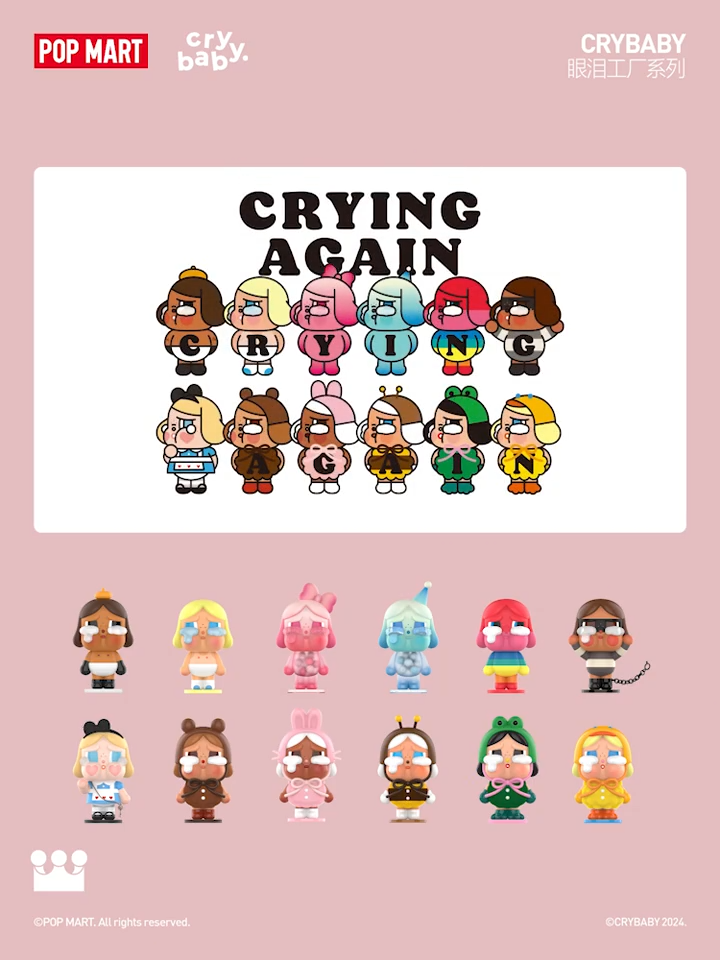 I'll Bring You A Flowe-POP MART CryBaby Crying Again Series Figure