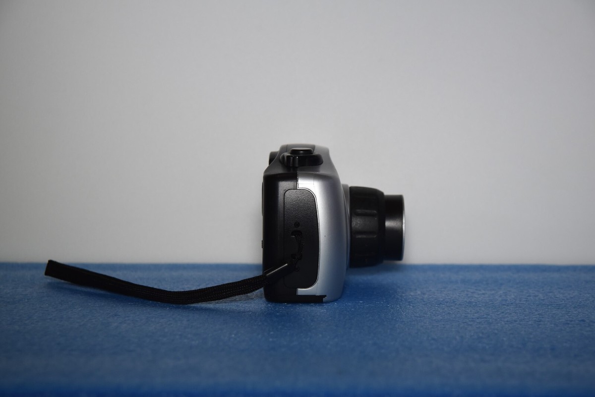 Ginfax Z-80 Film Camera Aspherical Lens 30-50mm zoom silver-Blue