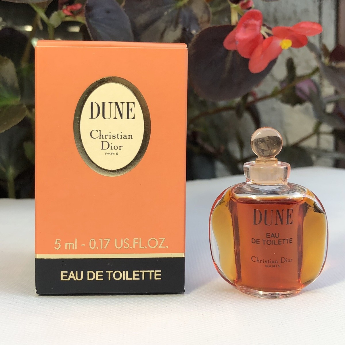 💝MINIATURE Vintage DUNE Christian Dior EDT .17oz 5ml Mini Perfume