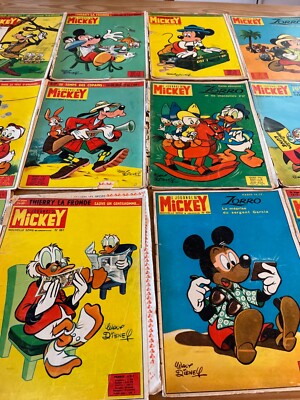 Mickey magazine 1951年 フランス ガリ板刷り