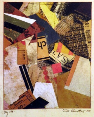 Collage MZ 318 Kurt Schwitters 1921 Art Print German Dada Merz