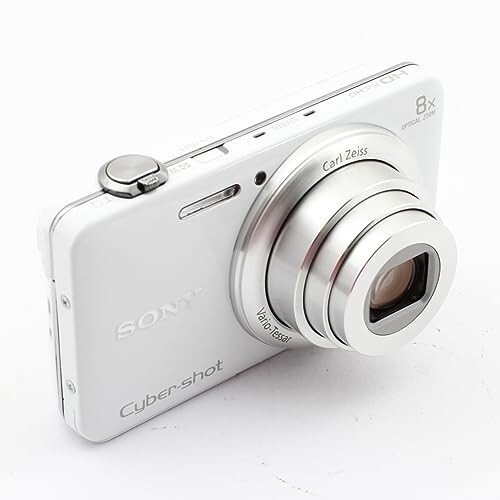 Sony Digital Camera DSC-WX60 Cyber Shot White 8.0x 16.2MP Compact