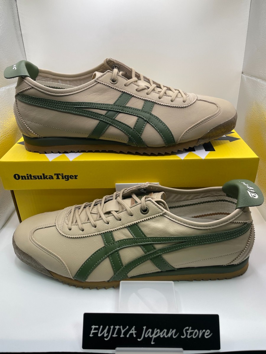 Onitsuka Tiger MEXICO 66 SD 1183A872 254 BEIGE / GREEN Japan New