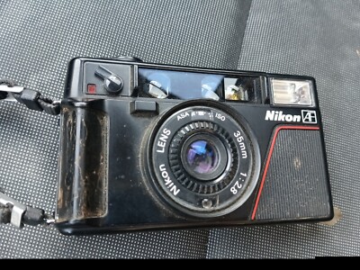 Nikon L35AF vintage Film Camera 35mm f/2.8 Pikaichi made in Japan