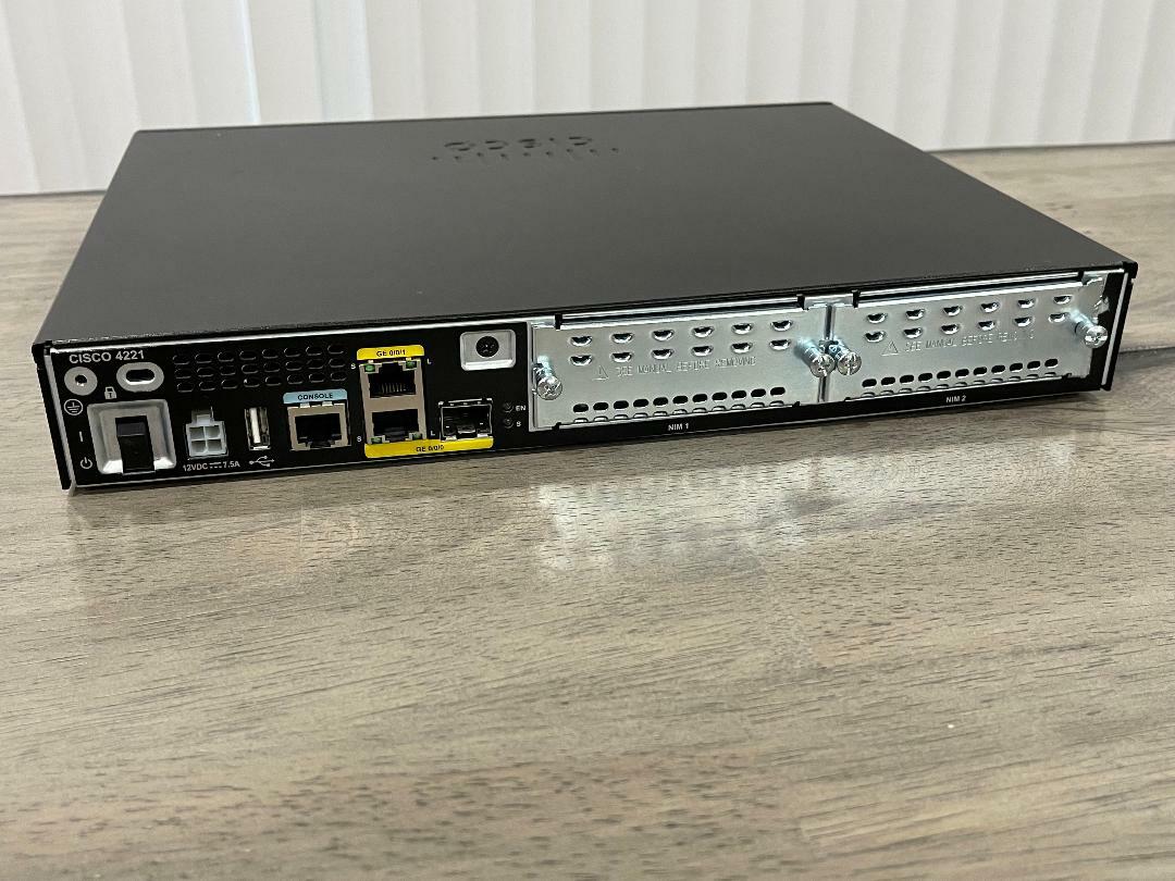 Cisco ISR4221/K9 V02. 4200 Series Integrated Service Router Ready