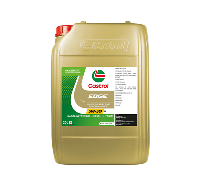 Castrol EDGE 5W-30 5W30 LL Fully Synthetic Engine Oil - 20 Litre